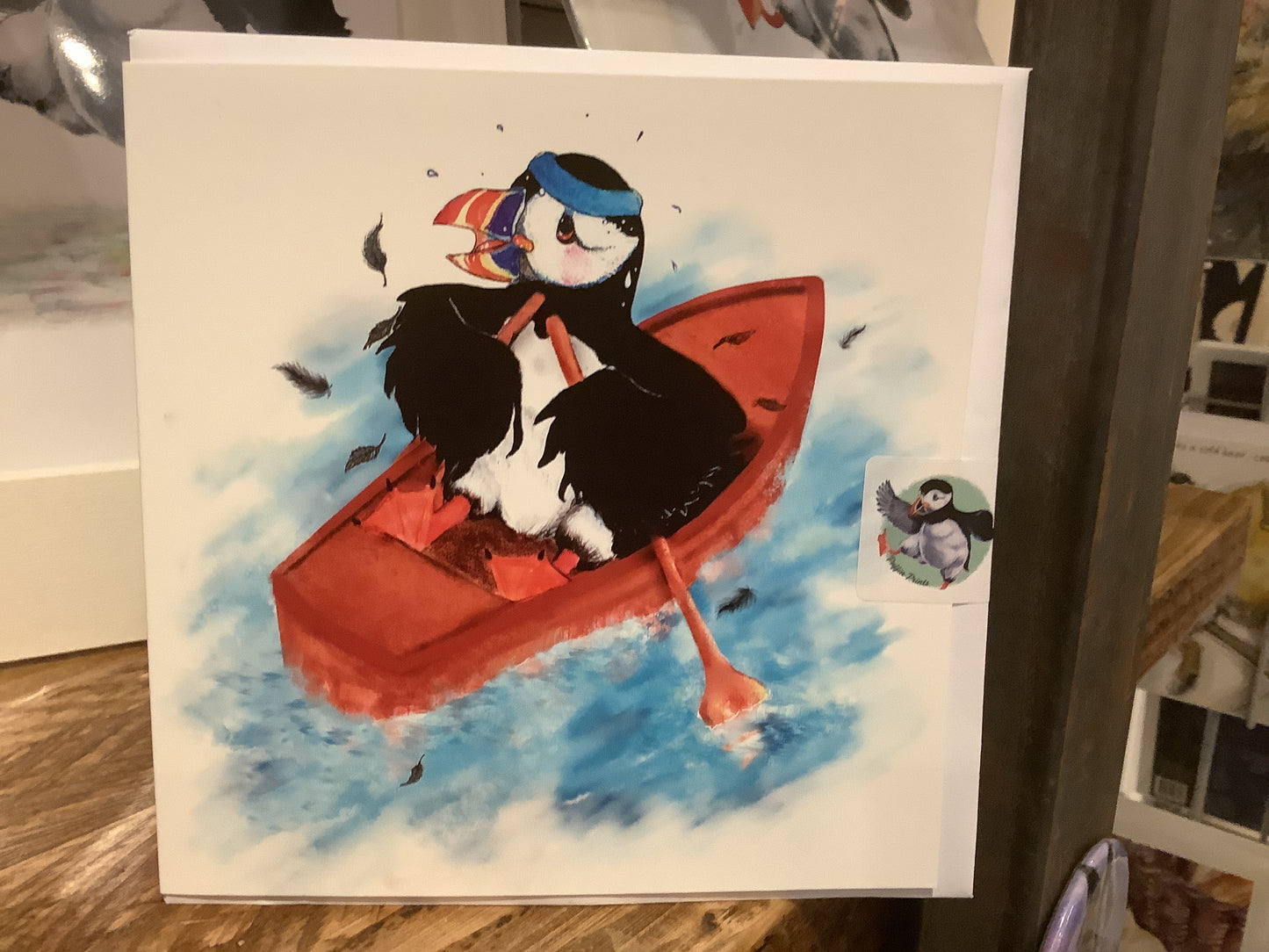Huffin’ Puffin Card