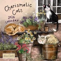 Charismatic Cats 2026 Alex Clark Calendar