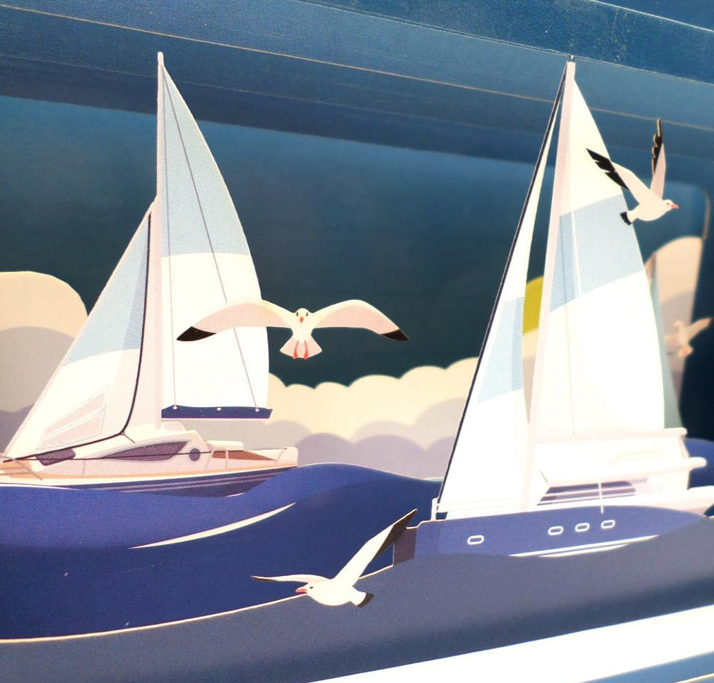 Alljoy Design Sailing Message In A Bottle Card