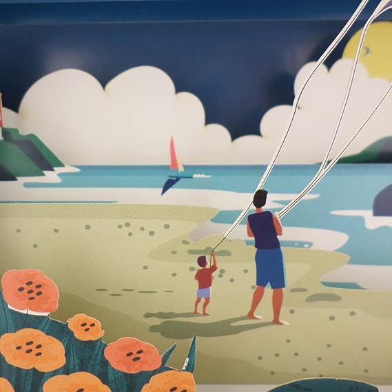 Alljoy Design Kite Message In A Bottle Card