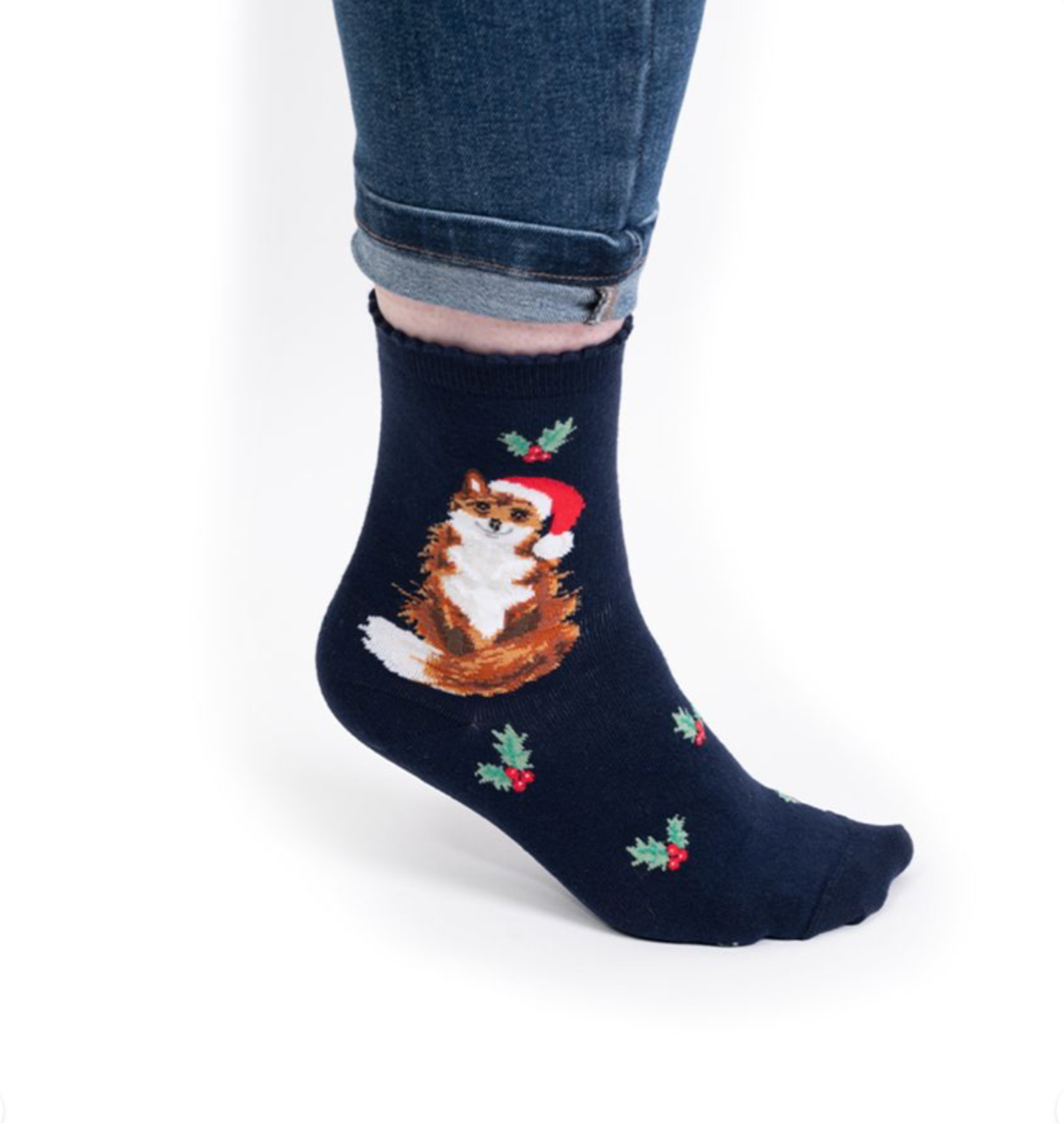 Women’s ‘Festive Fox’ Fox Socks