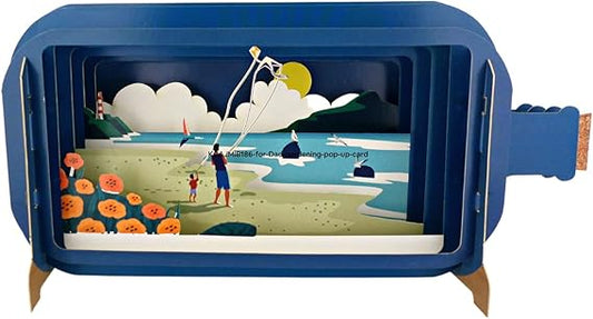 Alljoy Design Kite Message In A Bottle Card