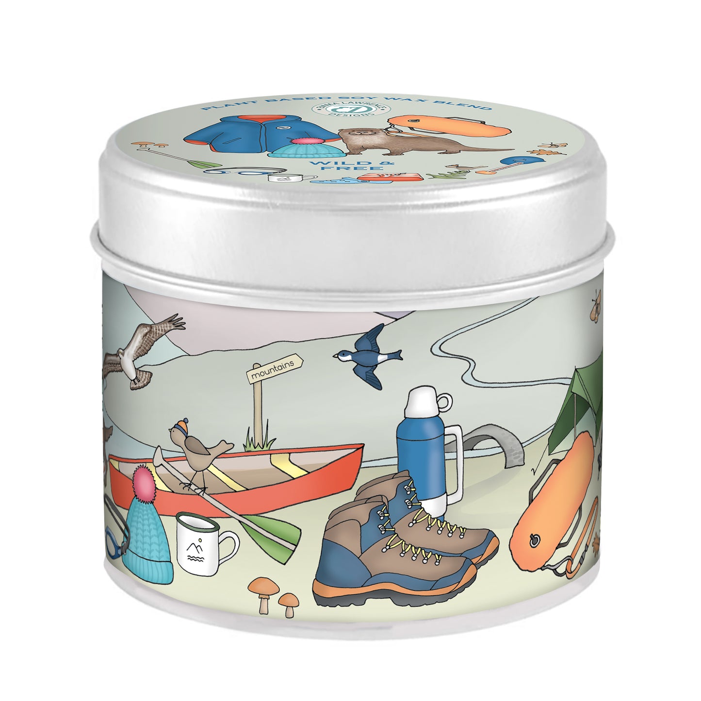 Emma Lawrence Wild & Free Tin Candle