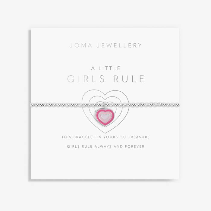 Joma Jewellery Kids' A Little ' Girls Rule ' Bracelet