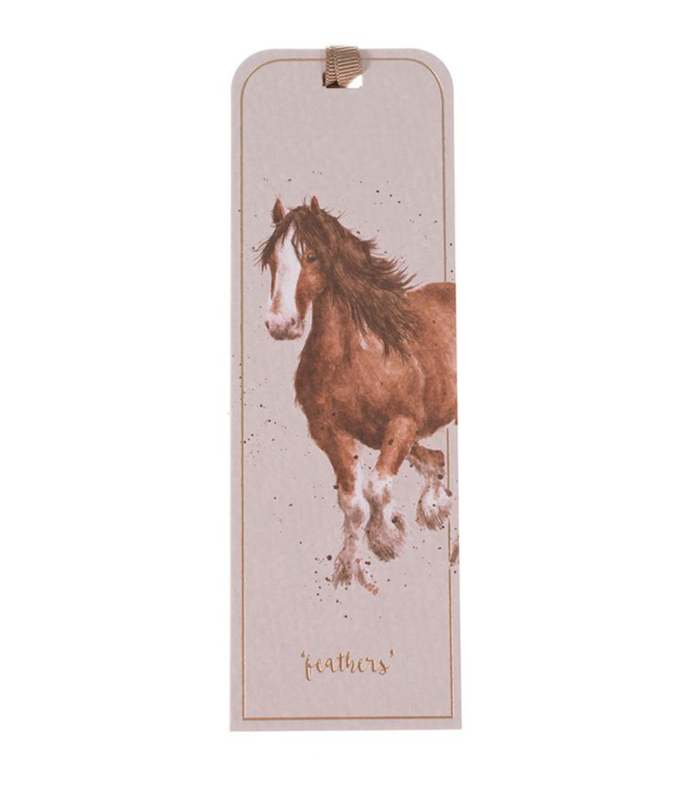 ‘Feathers’ Horse Bookmark
