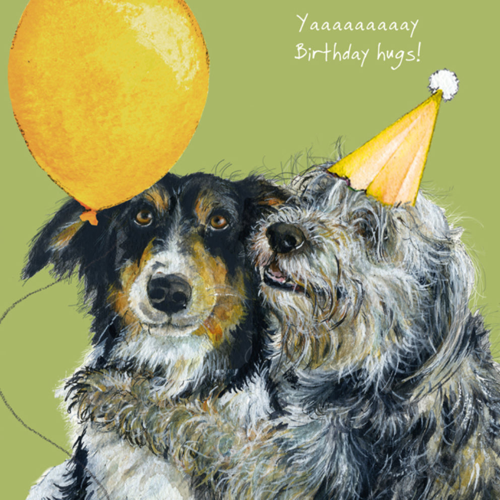 Card - Collie Dogs Birthday by Little Dog Laughed