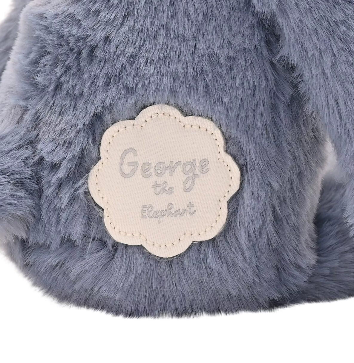 George the Long Leg Petrol Elephant Plush 35cm