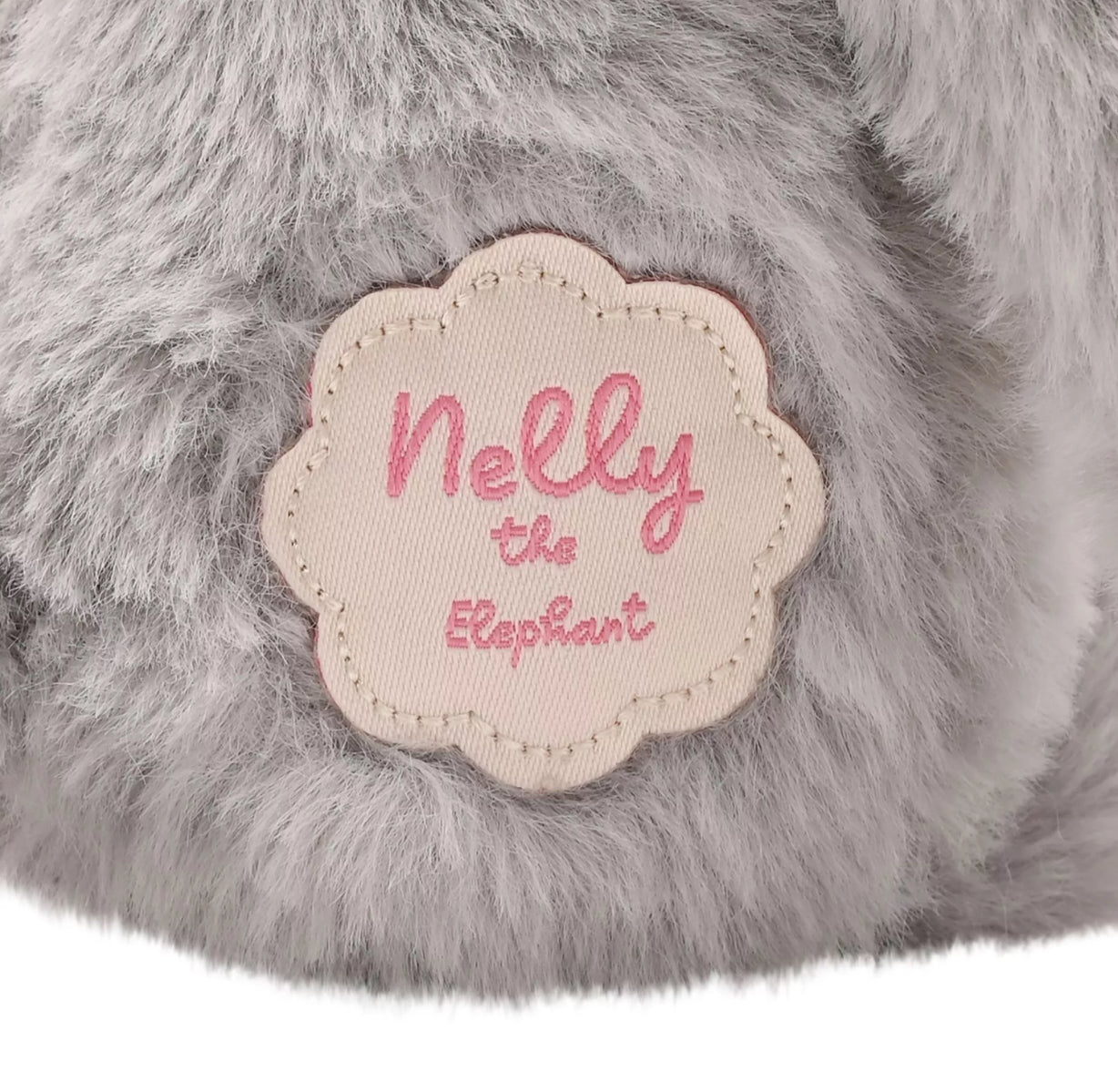 Nelly the Long Leg Grey Elephant Plush 35cm