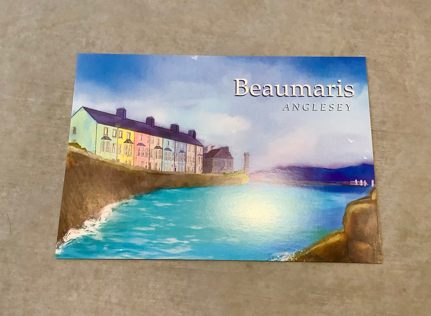 Beaumaris Houses Postcard