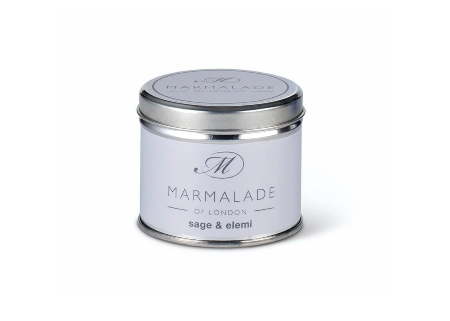 Sage & Elemi Tin Candle by Marmalade of London
