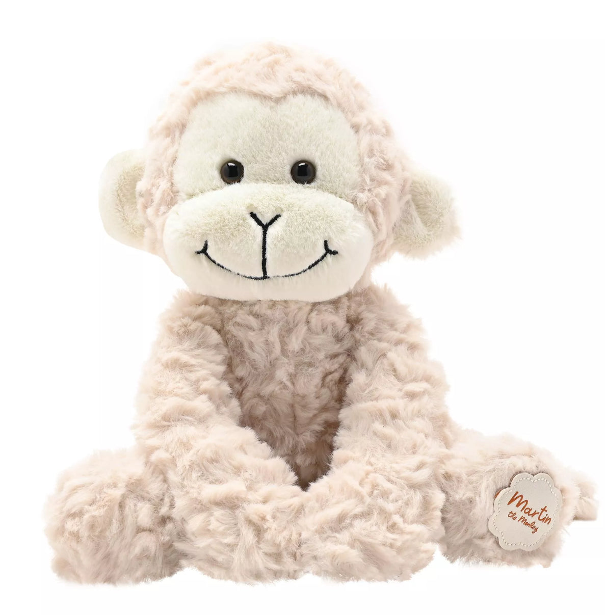 Martin the Monkey Light Brown Plush (Sitting 22cm)