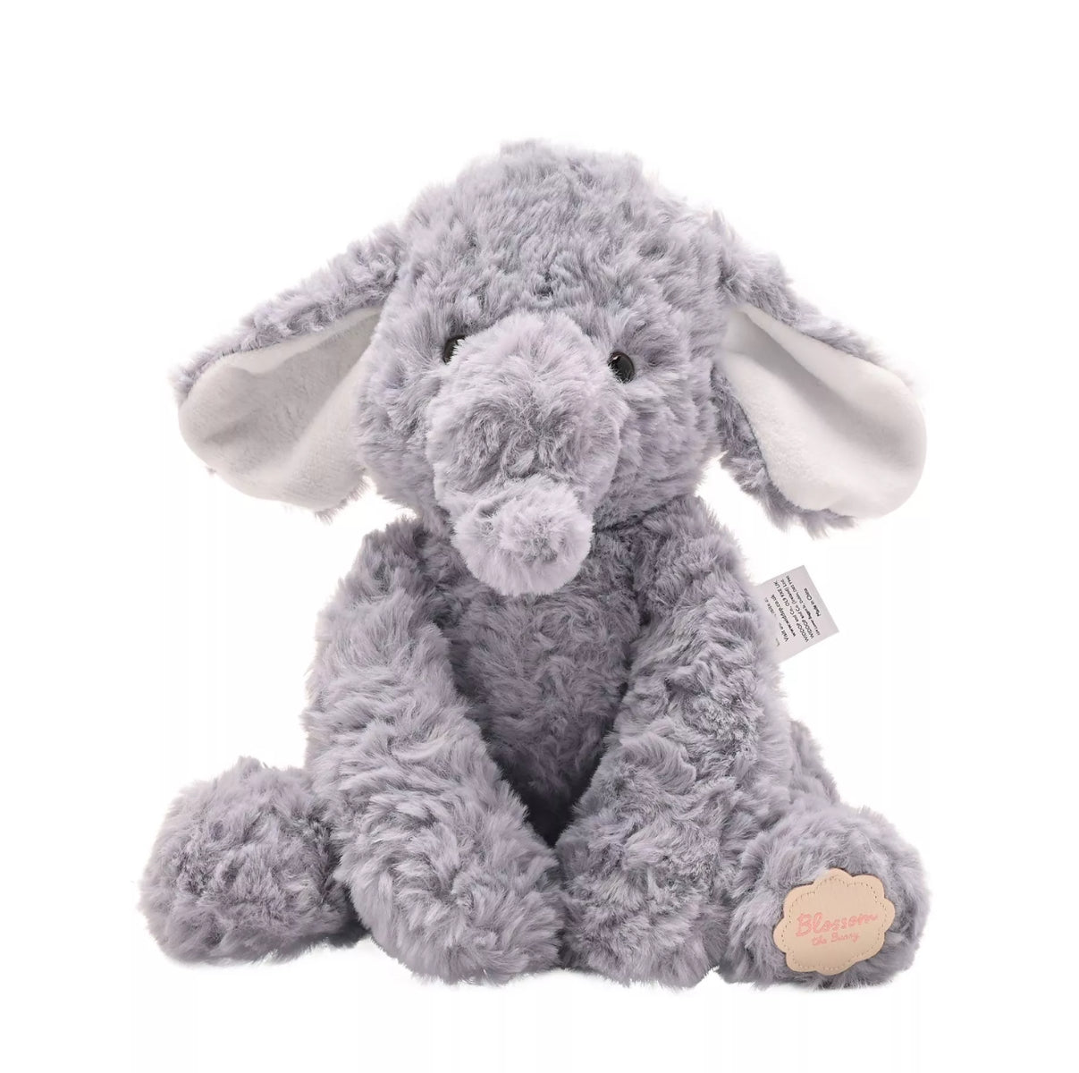Ethel the Grey Elephant Plush (Sitting 22cm)
