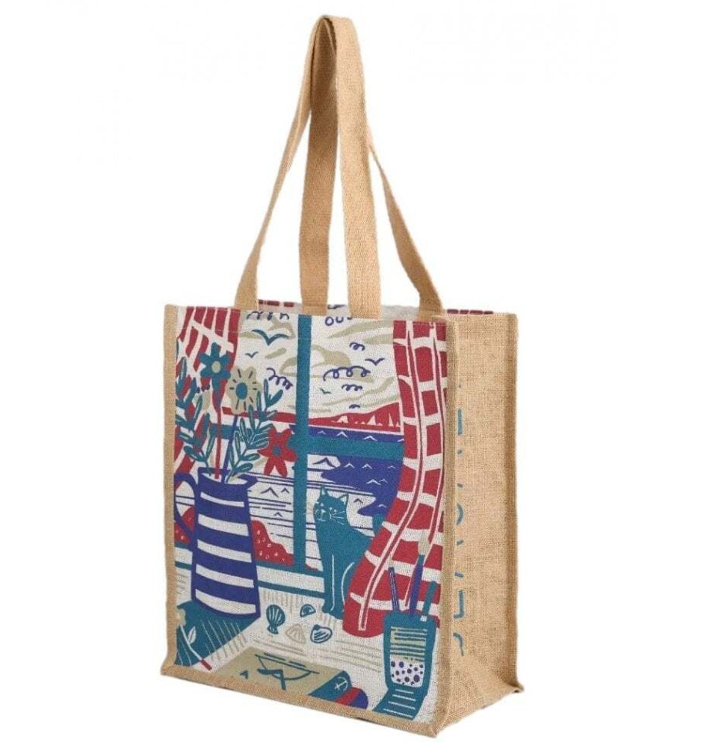 Seasalt Jute Shopper Writers Window Currant