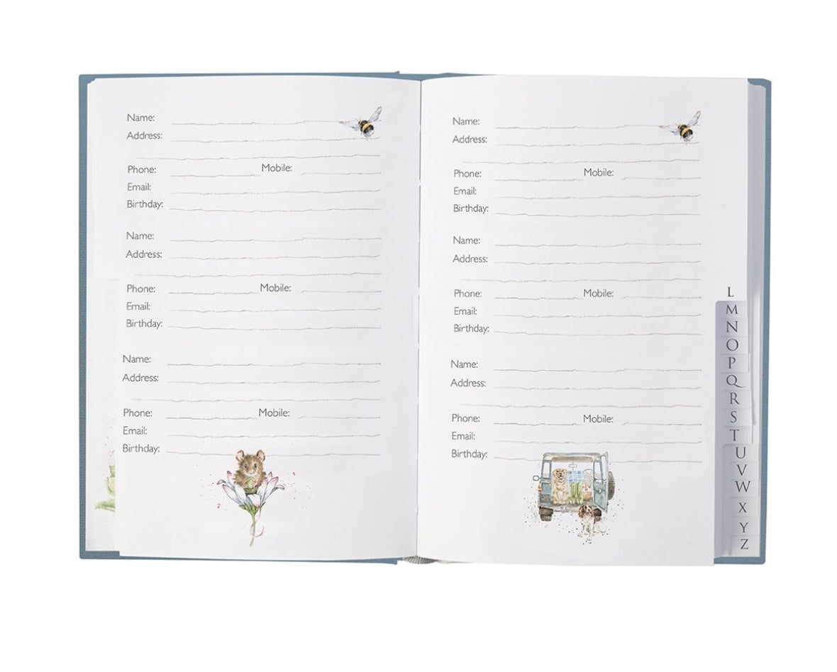 The Highlader Highland Cow Address Book