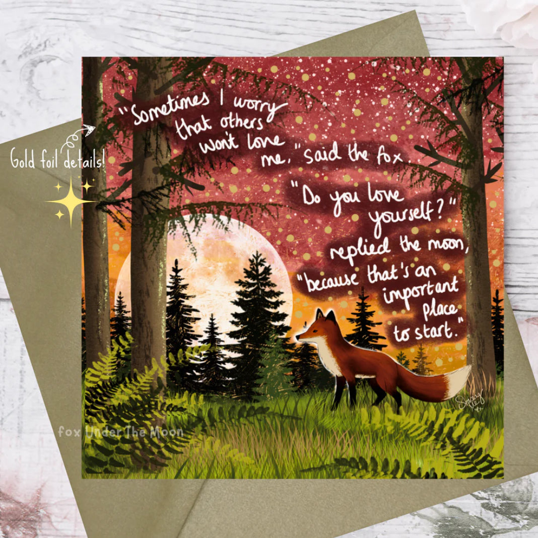 ‘Love Yourself' Single Greeting Card