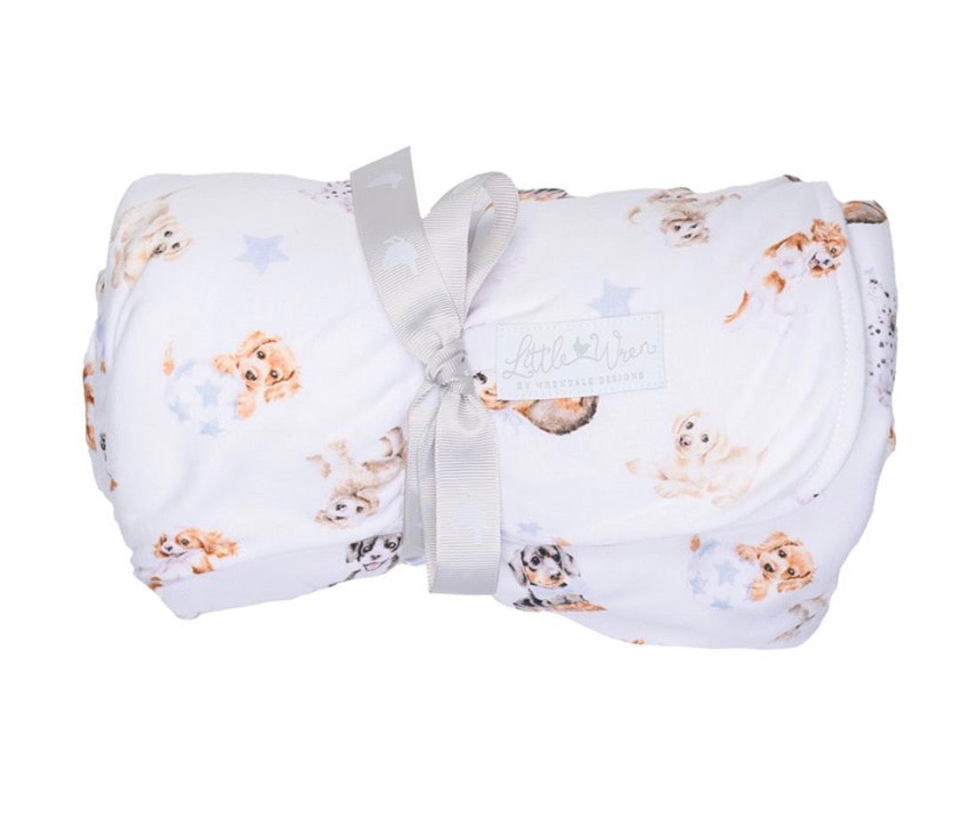 Wrendale Little Paws Baby Blanket