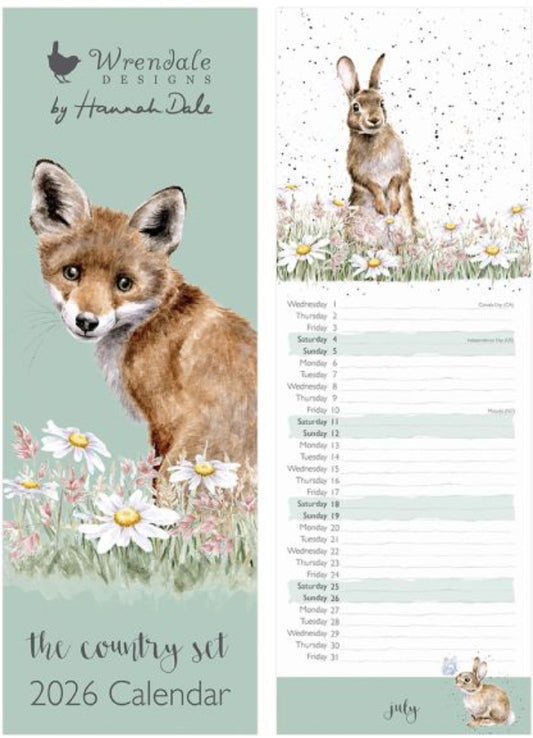 The Country Set Slim 2026 Calender