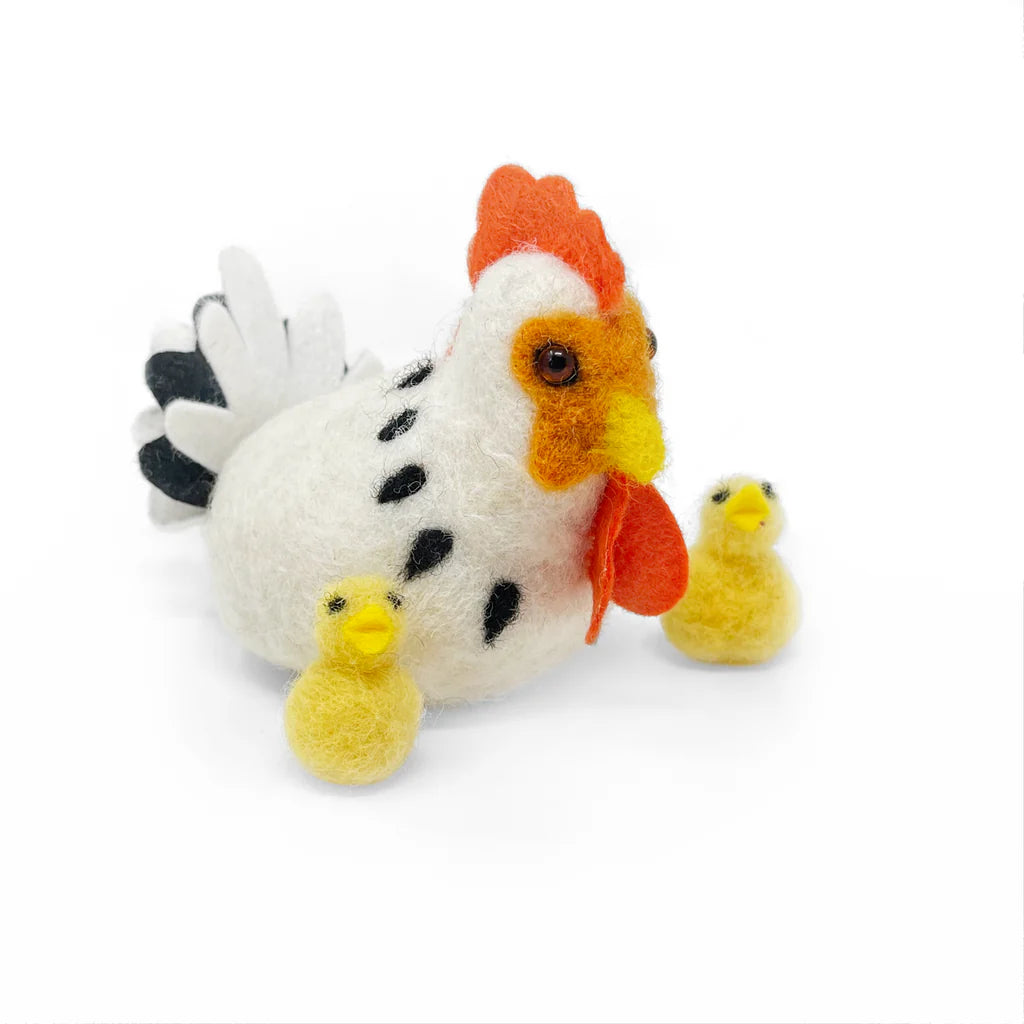 Hens & Chicks Needle Felting Craft Kit