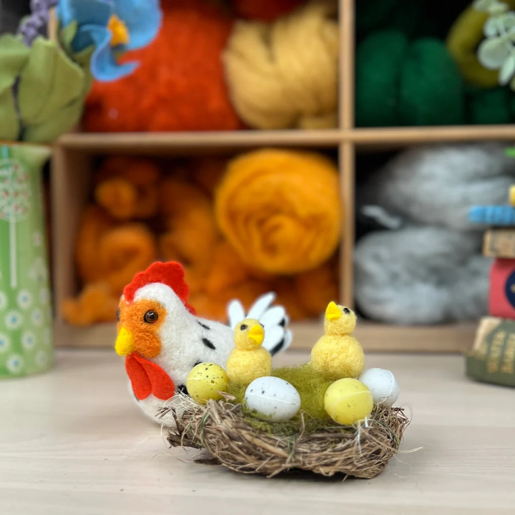 Hens & Chicks Needle Felting Craft Kit