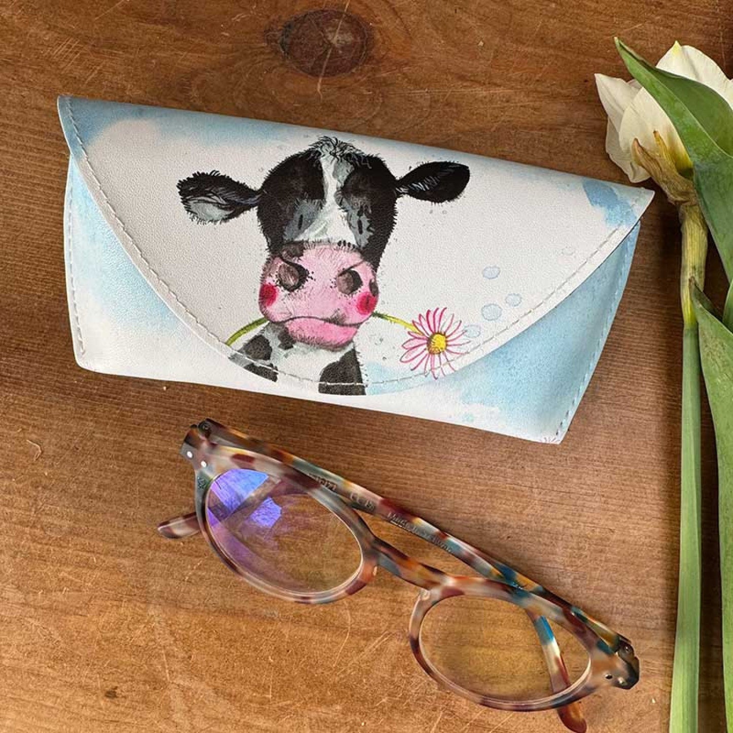 Dairy Cow Spectacle Case