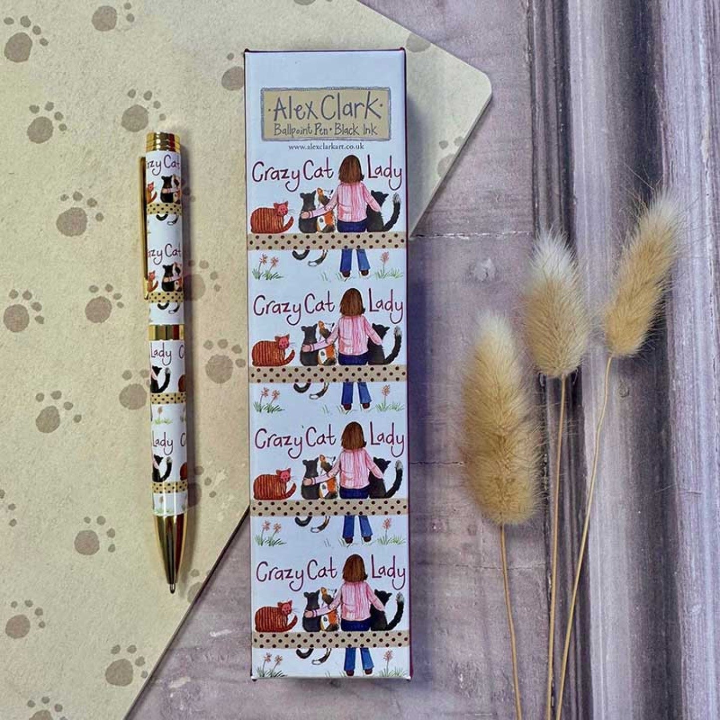 Alex Clark Crazy Cat Lady Ballpoint Pen