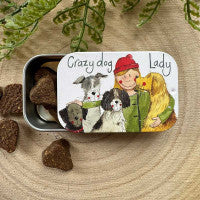 Alex Clark Crazy Dog Lady Sliding Tin