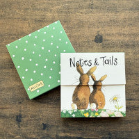 Notes & Tails Mini Rabbit Magnetic Notepad