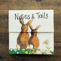 Notes & Tails Mini Rabbit Magnetic Notepad