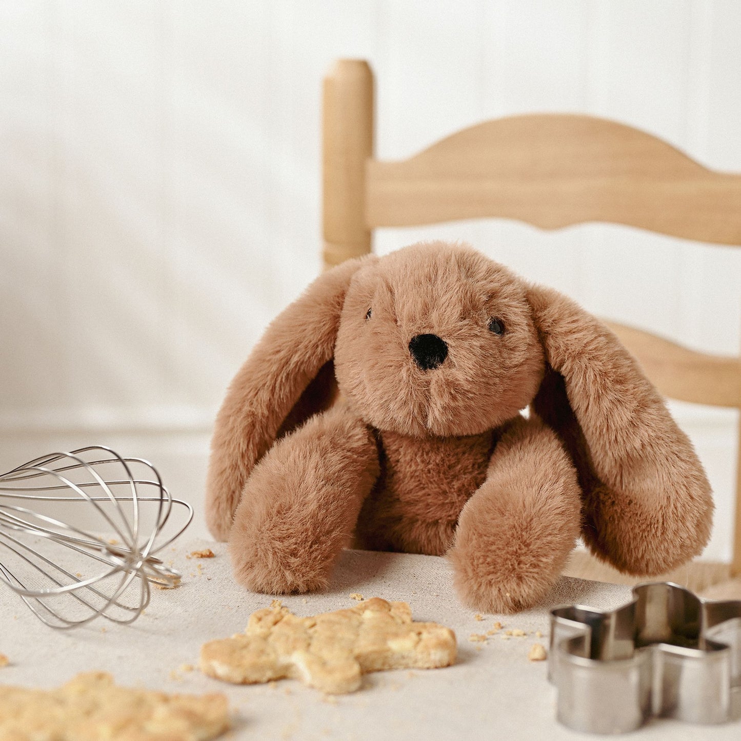 Cookie the Long Leg Dark Brown Bunny Plush 35cm