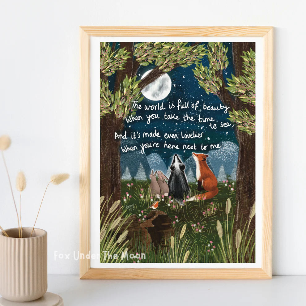 ‘Next to Me' Art Print