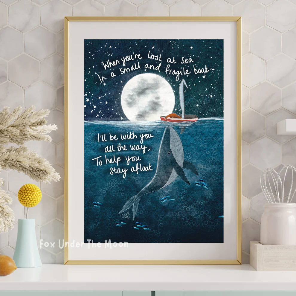 ‘Stay Afloat' Art Print