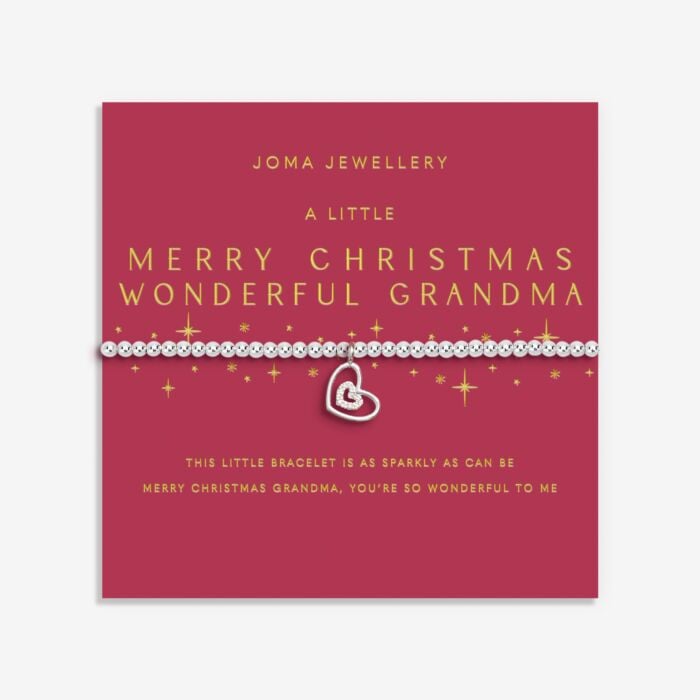 Christmas A Little 'Merry Christmas Wonderful Grandma’ Bracelet