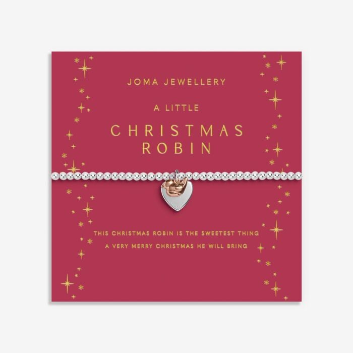 Christmas A Little 'Christmas Robin' Bracelet
