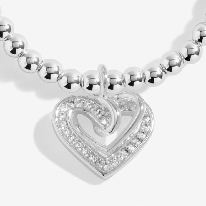 A Little 'Forever Thankful You’re My Friend' Bracelet in Silver Plating