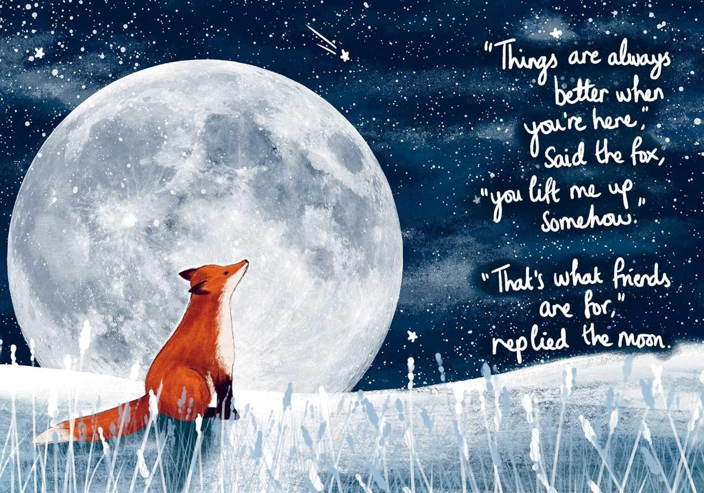 Fox Under the Moon Book: Seasons of Comfort & Hope by Stacey McNeill