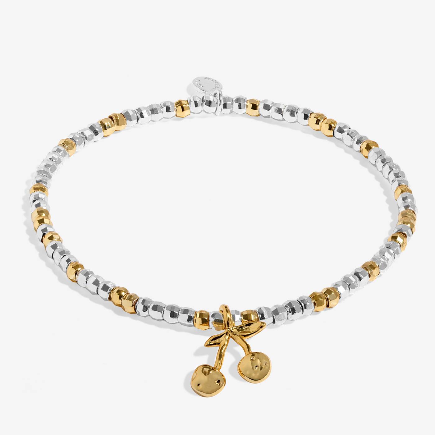 Little Stories 'Mon Cheri' Bracelet In Silver and Gold Plating