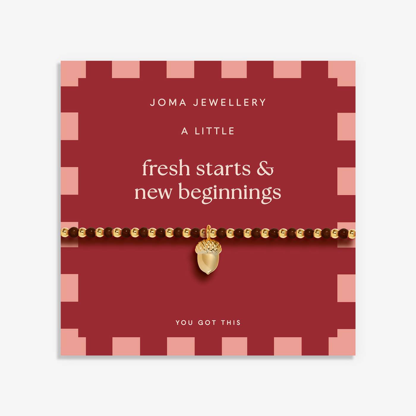 Autumn's Calling A Little 'Fresh Starts And New Beginnings' Bracelet In Gold Plating