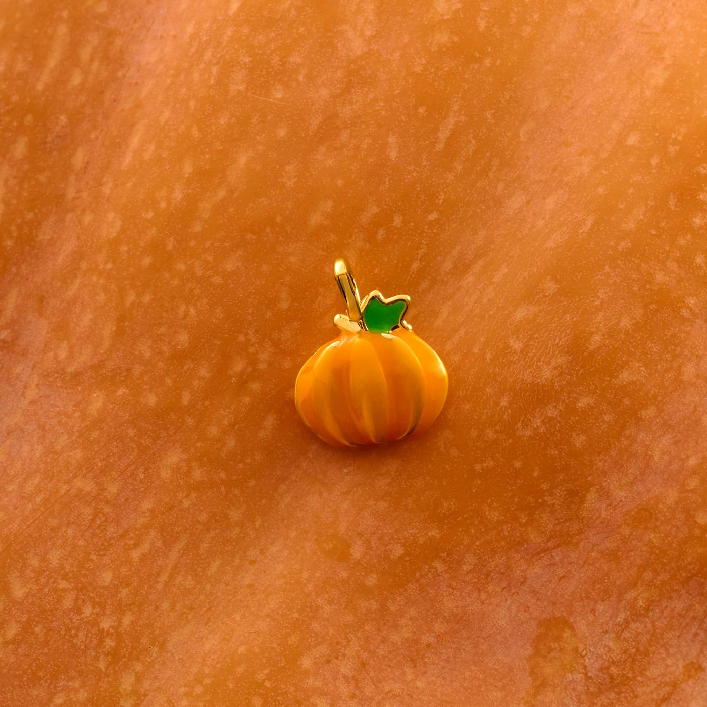 Joma Jewellery A Little Vibes 'Hello Pumpkin' Bracelet In Silver And Gold Plating