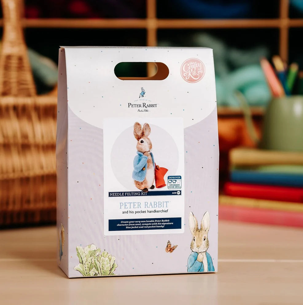 Beatrix Potter-Peter Rabbit and his Pocket Handkerchief Needle Felting Craft Kit