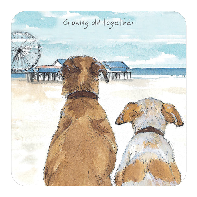 Coaster - Battersea Rescue Dogs by Little Dog Laughed