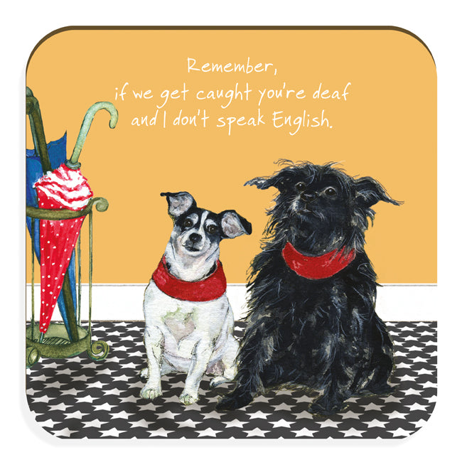 Coaster - Battersea Rescue Terriers by The Little Dog Laughed