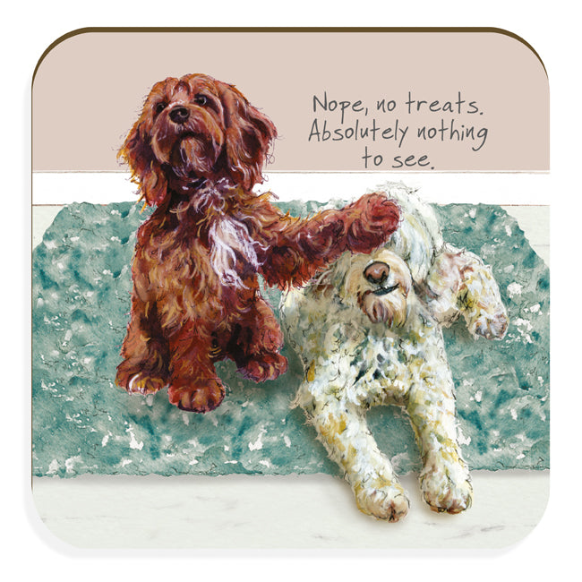 Coaster - Cockapoos by The Little Dog Laughed