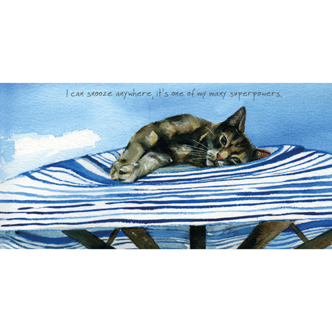 Card - Tabby Cat Snooze by The Little Dog Laughed