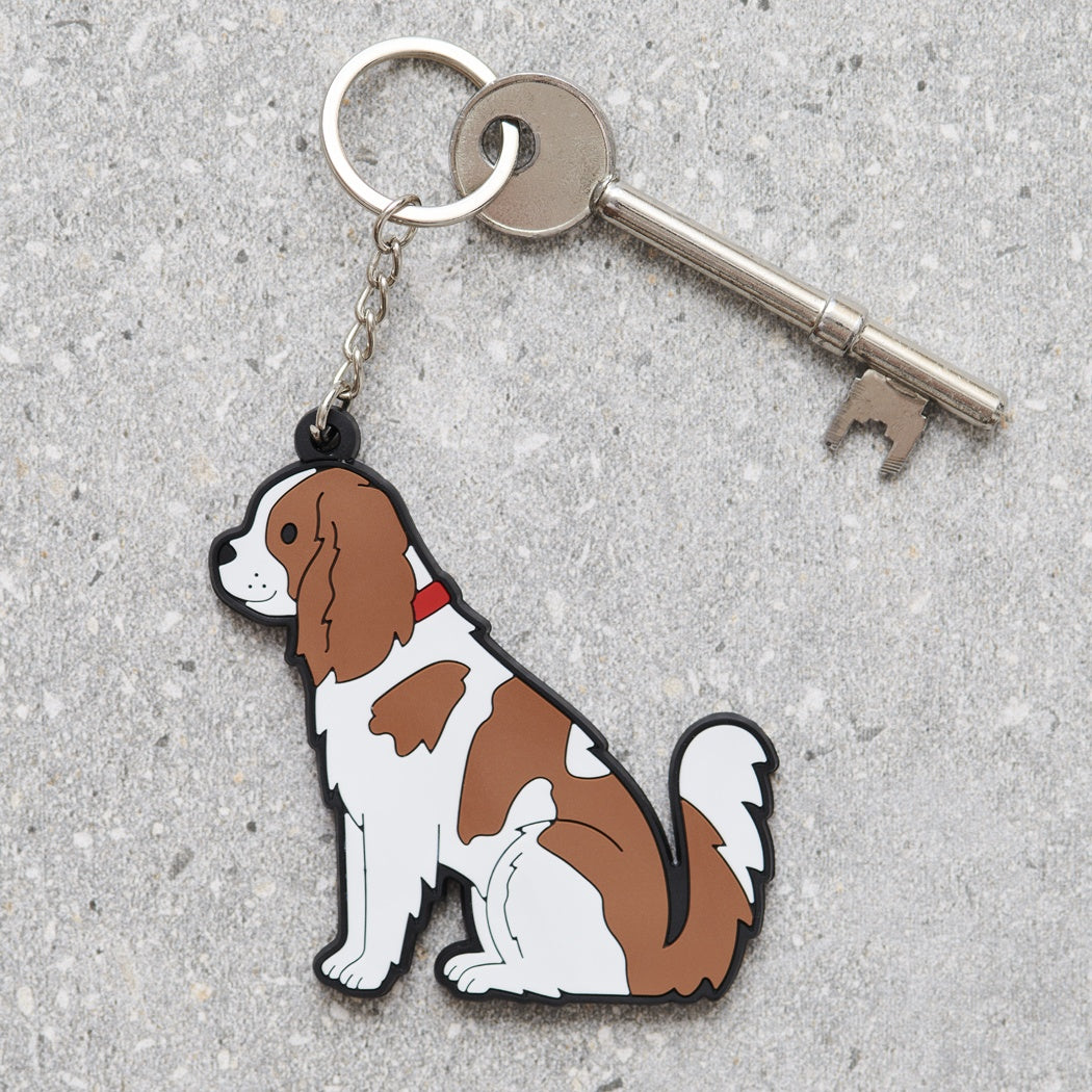 Cavalier King Charles Spaniel Dog Keyring