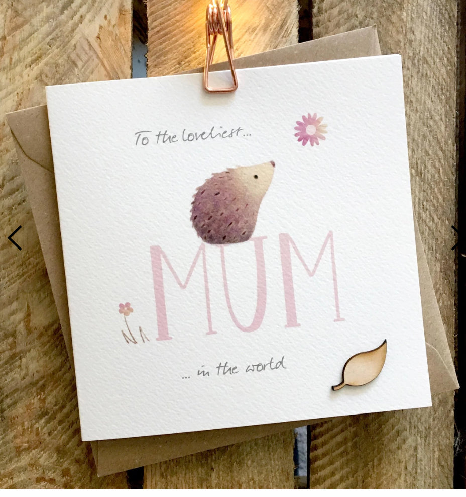 Loveliest Mum Card - Ginger Betty