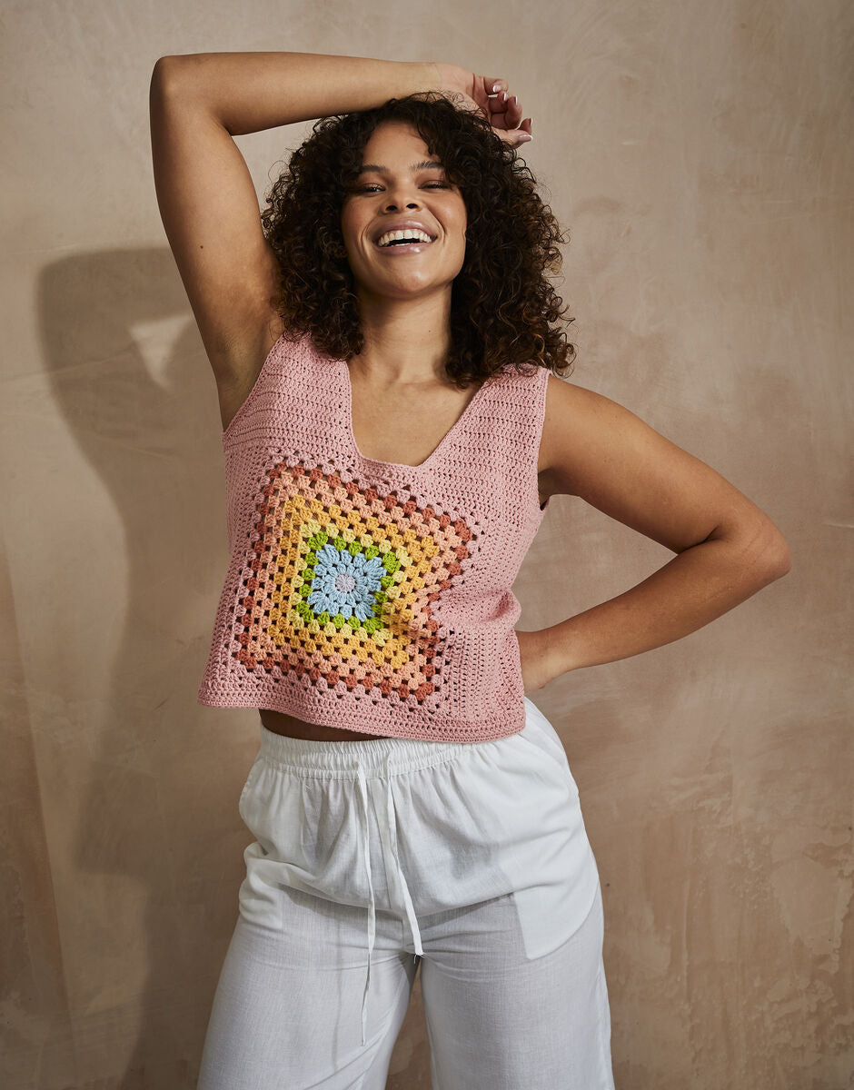 Pattern - Metro Square Top in Sirdar Stories DK 10743