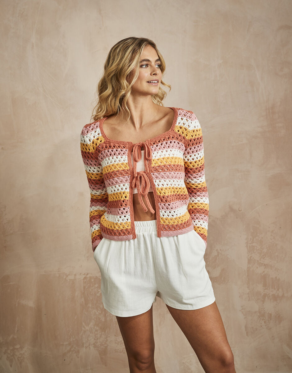 Pattern - Candy Chic Cardigan in Sirdar Stories 10748