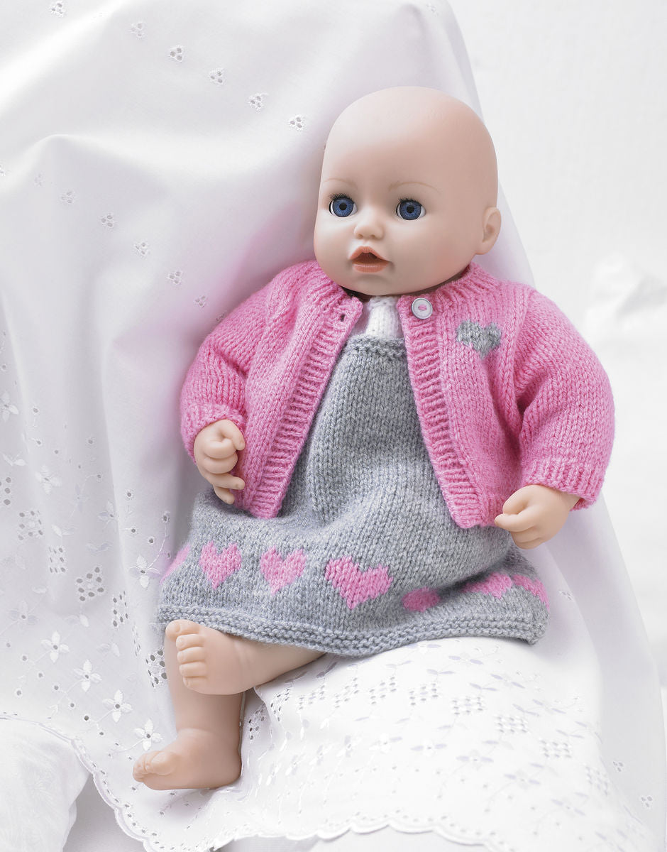 Pattern - Baby Dolls Outfit in Hayfield Wool 2485
