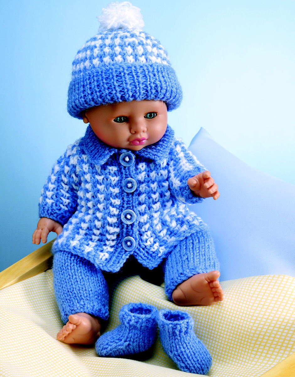 Pattern - Doll’s Outfit in Hayfield Bonus Wool 3124