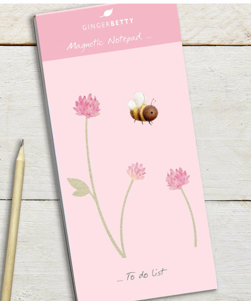 Bees Magnetic Notepad